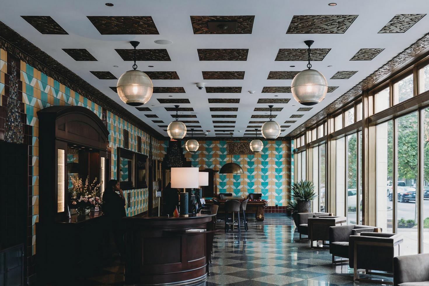 Joyflare Hotel stylish lobby interior