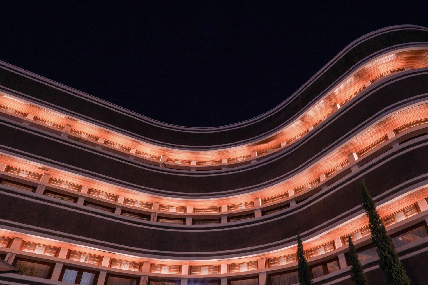 Joyflare Hotel architectural twilight